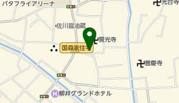 草月生花教室の地図画像