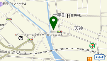 梅もと京染呉服店の地図画像