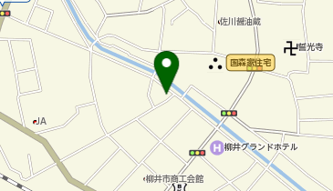 ふじや理容室の地図画像