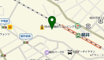 ラッキー理容柳井店の地図画像