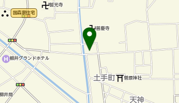 ひがしや菓子店の地図画像