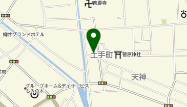 岩田和楽器店の地図画像