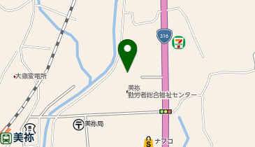 美祢勤労者総合福祉センターの地図画像