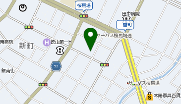 周南市 中央地区市民センターの地図画像