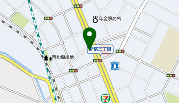 ほかほか弁当新宿店の地図画像