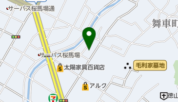 山口県周南児童相談所の地図画像