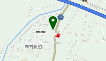 まつよし理容室の地図画像