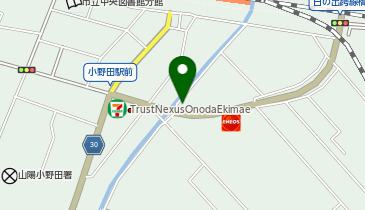 小野田筑紫洋裁学院の地図画像