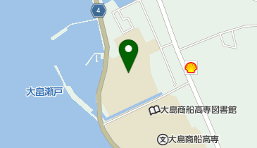 大島商船高等専門学校の地図画像