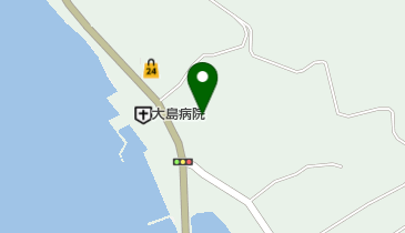 周防大島町病院事業局の地図画像