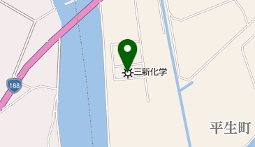 三新化学工業株式会社平生工場の地図画像