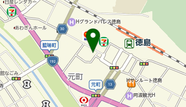 アデランス徳島の地図画像