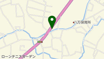 株式会社花井電器 八万店の地図画像