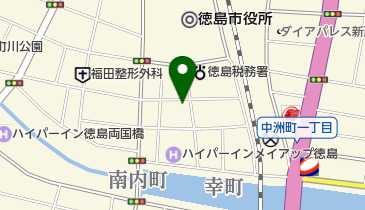 徳島市 内町児童館の地図画像