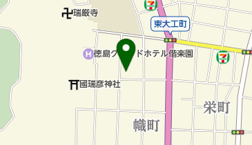 徳島市 西富田公民館の地図画像