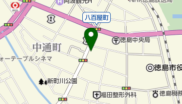 八木美容室の地図画像