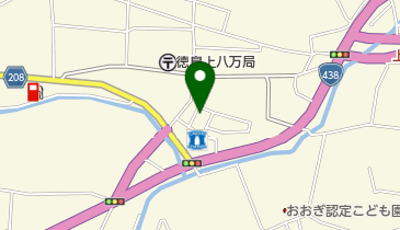 明治牛乳 上八万販売所の地図画像