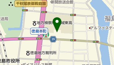 カトリック徳島教会の地図画像