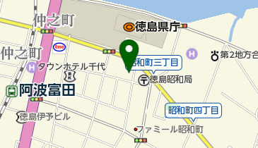 御嶽徳島教会の地図画像