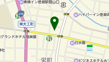 かたやま新徳島料理の地図画像