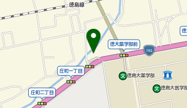 徳島県民主医療機関連合会学生サポートセンターの地図画像