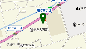 日本赤十字社徳島県支部の地図画像