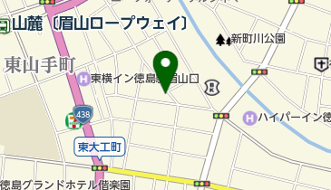 五島化粧品店の地図画像