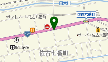 荒物店ソラリスの地図画像