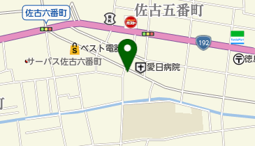 肉のなかやまの地図画像