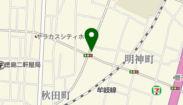肉勢 富田橋店の地図画像