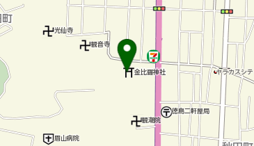 金刀比羅神社の地図画像