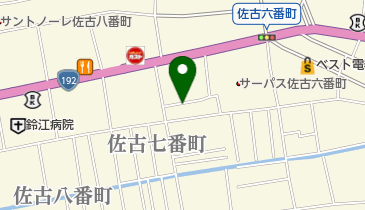 フレッシュ・トクモト佐古店の地図画像