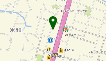 アレックススポーツ沖浜本店の地図画像