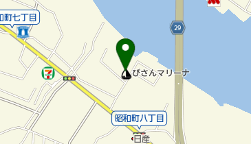 庄野マリンサービスの地図画像