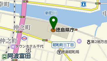 共同通信社 県政クラブの地図画像