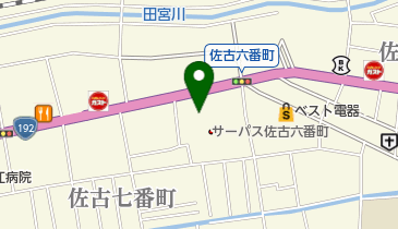 ユニバーサルネイルの地図画像