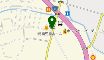 井上美容室の地図画像