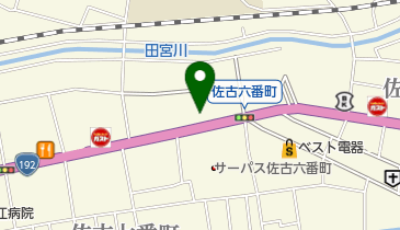 美容室ショアの地図画像