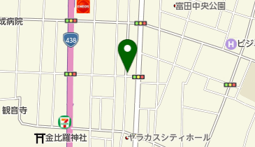 フジ美容室の地図画像