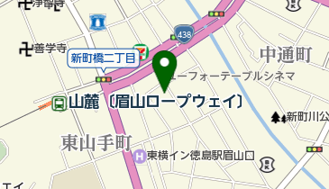 舶来洋品グランデアの地図画像
