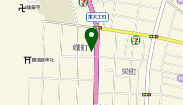 メガネの秋田の地図画像