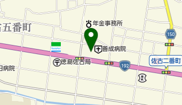 メガネ池田 佐古店の地図画像