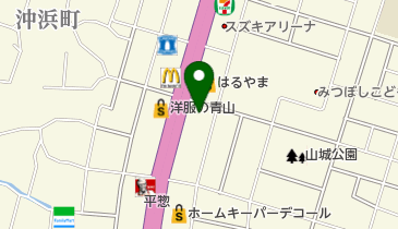 大衆理容 沖浜店の地図画像