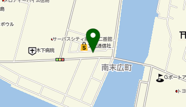 たちばな理容の地図画像