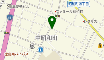 若松理容所の地図画像