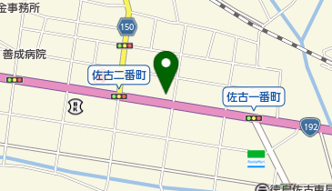 大吉 佐古店の地図画像