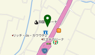カジュアルカフェジョイフルの地図画像