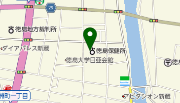 徳島県庁 精神保健福祉センターの地図画像