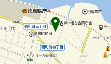 徳島県庁 その他 職員労働組合の地図画像