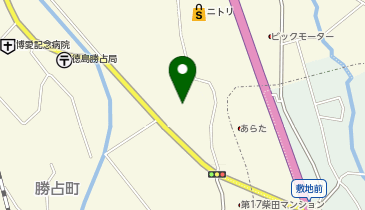 徳島市役所 市民文化部 市民協働課 勝占支所の地図画像